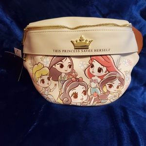 LOUNGEFLY DISNEY princess chibi fanny pack!